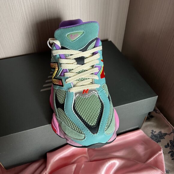 New Balance 9060 Warped Multicolor Sneakers - Picture 7 of 7
